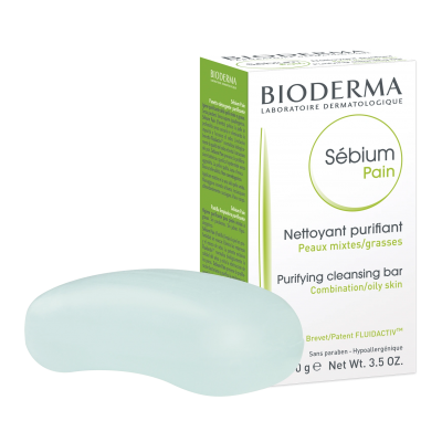 BIODERMA SEBIUM Purifying Cleansing Bar миещо блокче за лице и тяло за комбинирана и мазна кожа 100 г