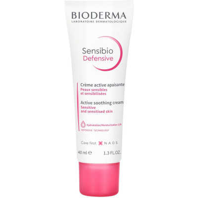 БИОДЕРМА SENSIBIO DEFENSIVE ACTIVE SOOTHING CREAM защитен крем за лице 40 мл