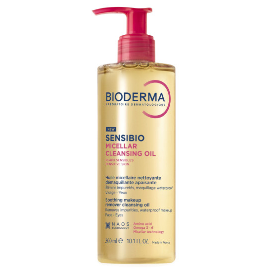 BIODERMA SENSIBIO Micellar Cleansing Oil почистващо мицеларно олио за лице за чувствителна кожа 300 мл