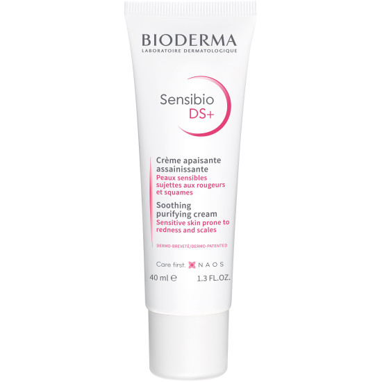 BIODERMA SENSIBIO DS+ Cream успокояващ крем за лице против зачервявания и сквами при себореен дерматит 40 мл