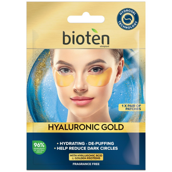 БИОТЕН HYALURONIC GOLD EYE MASK маска за очи 5,5 г