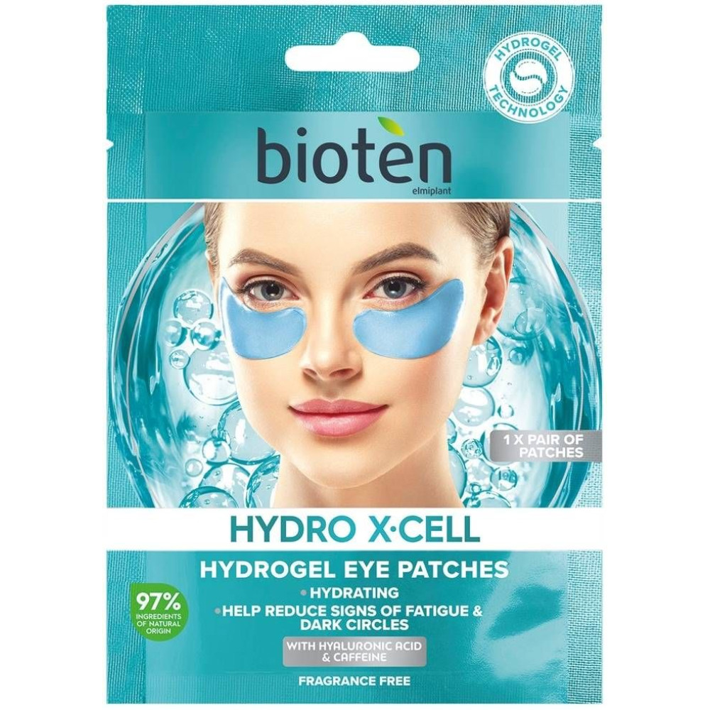 БИОТЕН HYDRO X-CELL хидрогел пач маска за околоочния контур - Грижа за лицето БИОТЕН HYDRO X-CELL хидрогел пач маска за околоочния контур - Грижа за лицето