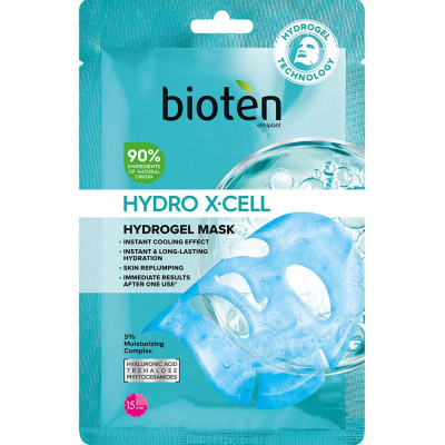 БИОТЕН HYDRO X-CELL хидрогел маска за лице х 1 бр