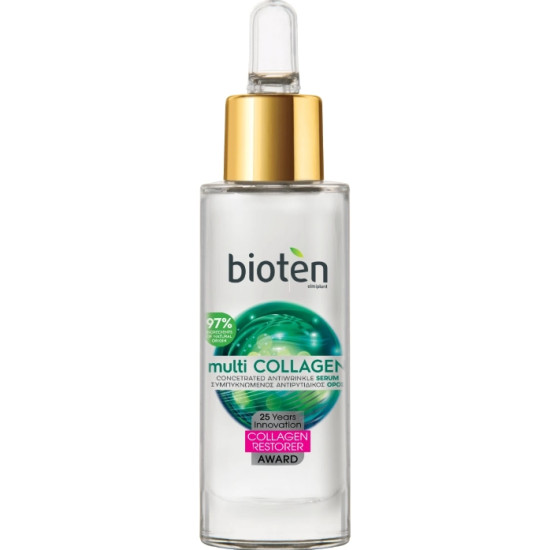 БИОТЕН MULTI COLLAGEN концентриран серум за лице против бръчки 30 мл
