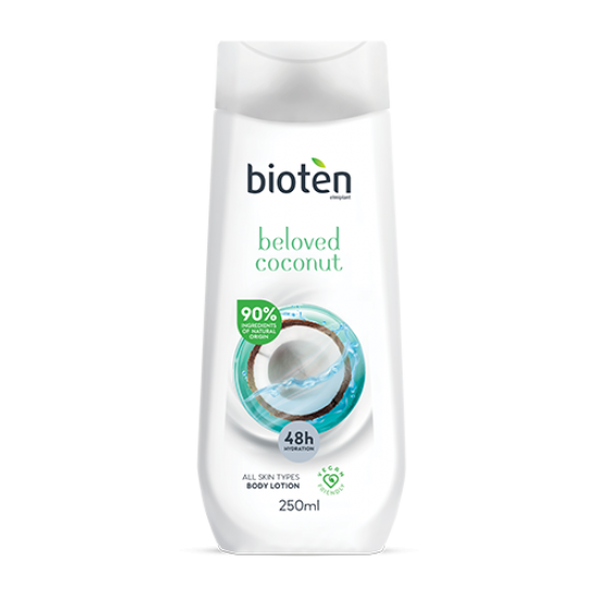 БИОТЕН BELOVED COCONUT омекотяващ лосион за тяло с кокос 250 мл