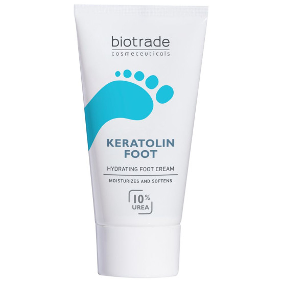 BIOTRADE KERATOLIN FOOT хидратиращ крем за крака за суха кожа с 10% урея 50 мл