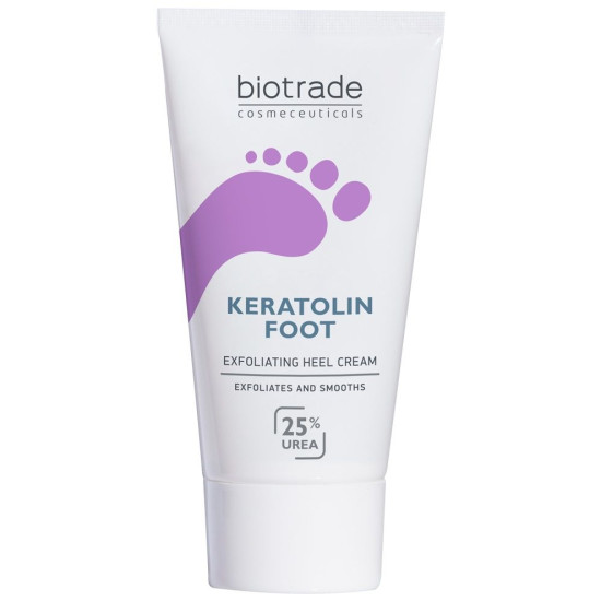 BIOTRADE KERATOLIN FOOT ексфолиращ крем за напукани пети с 25% урея 50 мл