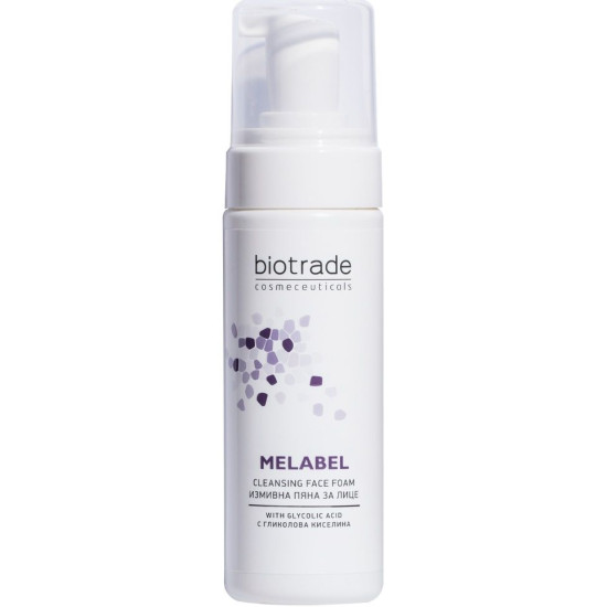 BIOTRADE MELABEL WHITENING измивна пяна за лице с гликолова киселина за кожа с хиперпигментации 150 мл
