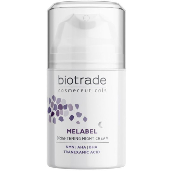 BIOTRADE MELABEL NIGHT избелващ нощен крем за лице за кожа с хиперпигментации 50 мл