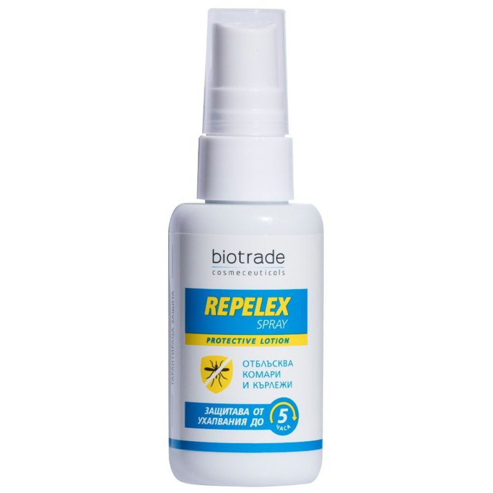 BIOTRADE REPELEX SPRAY защитен лосион против комари и кърлежи спрей 50 мл