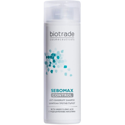 BIOTRADE SEBOMAX CONTROL ANTI-DANDRUFF SHAMPOO WITH UNDECYCLENIC ACID шампоан против пърхот с ундециленова киселина 200 мл