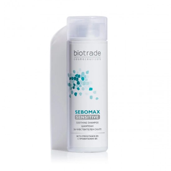 BIOTRADE SEBOMAX SENSITIVE успокояващ шампоан за чувствителен скалп с провитамин B5 125 мл