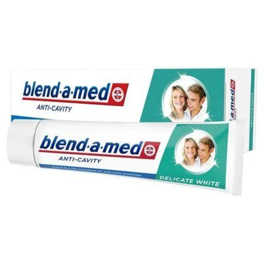 БЛЕНД-А-МЕД ANTI-CAVITY DELICATE WHITE паста за зъби 75 мл - Орална хигиена