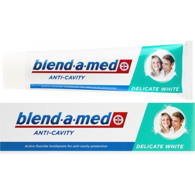 БЛЕНД-А-МЕД ANTI-CAVITI DELICATE WHITE паста за зъби 100 мл