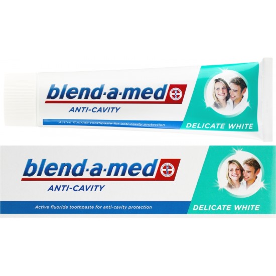 ᐉ БЛЕНД-А-МЕД ANTI-CAVITI DELICATE WHITE паста за зъби 100 мл