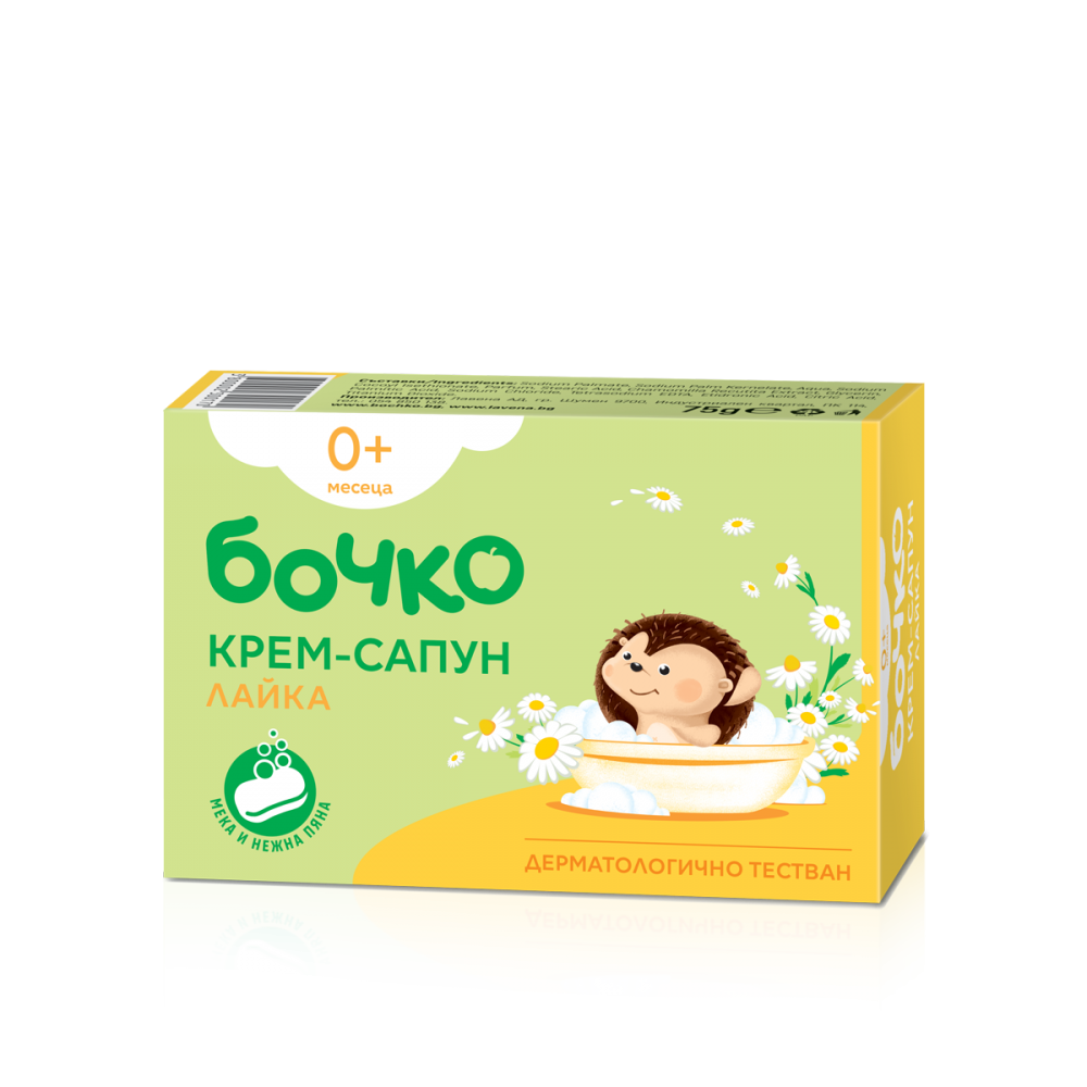 Бочко Крем-сапун Лайка 0+ 75 грама - Сапуни