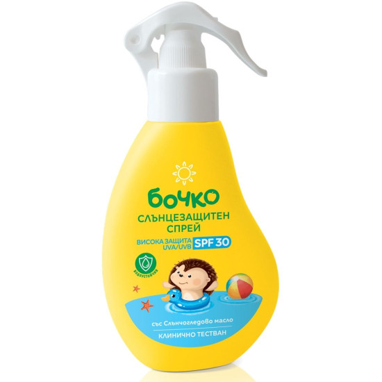 БОЧКО SPF30 слънцезащитен спрей за деца 150 мл