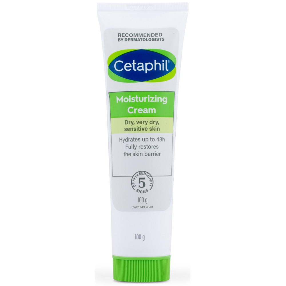 CETAPHIL MOISTURIZING CREAM хидратиращ крем за лице и тяло за много суха и чувствителна кожа 100 г - Грижа за лицето и тялото