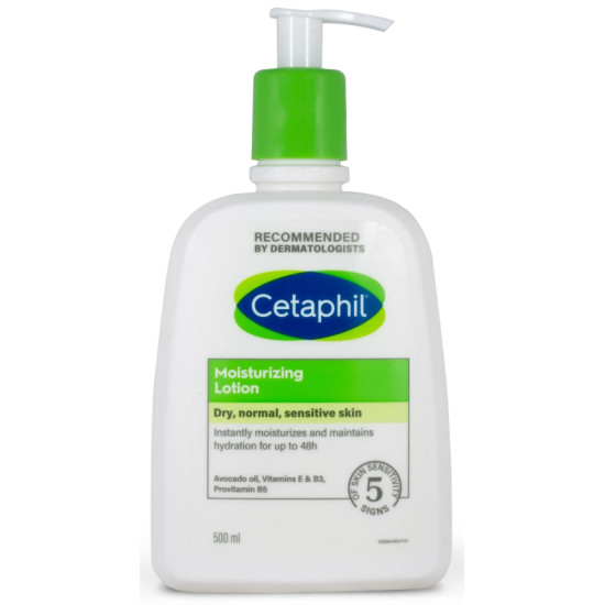 CETAPHIL MOISTURIZING LOTION хидратиращ лосион за лице и тяло за суха нормална и чувствителна кожа 500 мл