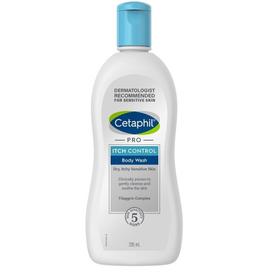 CETAPHIL PRO ITCH CONTROL Body Wash измиваща емулсия за тяло за суха сърбяща атопична кожа 295 мл
