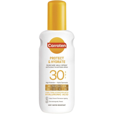 КАРОТЕН PROTECT & HYDRATE SPF30 слънцезащитно хидратиращо мляко спрей за тяло 200 мл