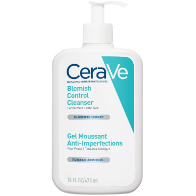 CERAVE BLEMISH CONTROL CLEANSER почистващ гел за лице против несъвършенства за мазна и акнеична кожа 473 мл