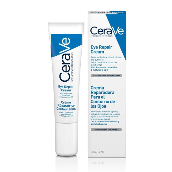 CERAVE EYE REPAIR CREAM възстановяващ крем за лице за околоочния контур за всеки тип кожа 14 мл