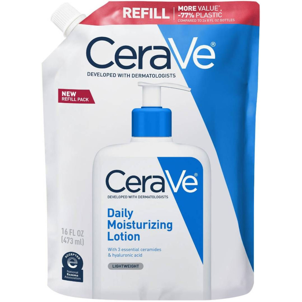 CERAVE MOISTURISING LOTION REFILL хидратиращ лосион за лице и тяло за суха до много суха кожа 473 мл ПЪЛНИТЕЛ - Грижа за лицето и тялото