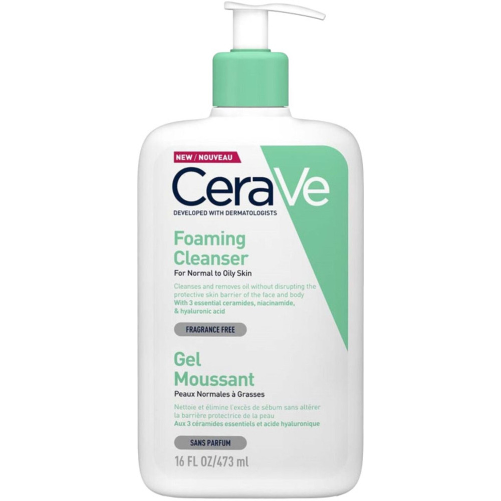 Cerave Гел-Пяна измиваща лице и тяло 473 мл - Cerave Гел-Пяна измиваща лице и тяло 473 мл -