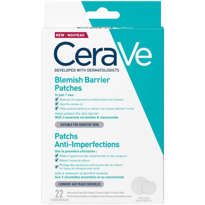 CERAVE BLEMISH BARRIER PATCHES пачове за лице срещу несъвършенства х 22 бр