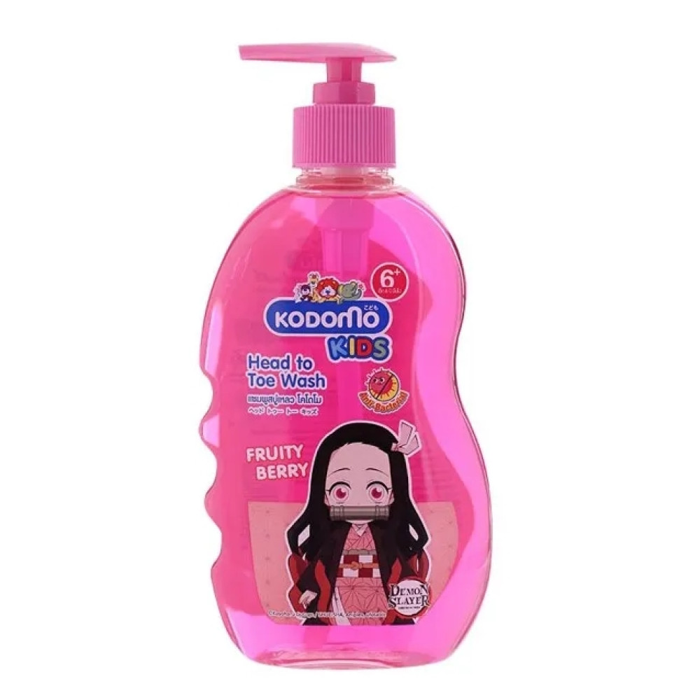КОДОМО KIDS 2in1 душ гел и шампоан за деца 6+ г Fruity Berry 400 мл