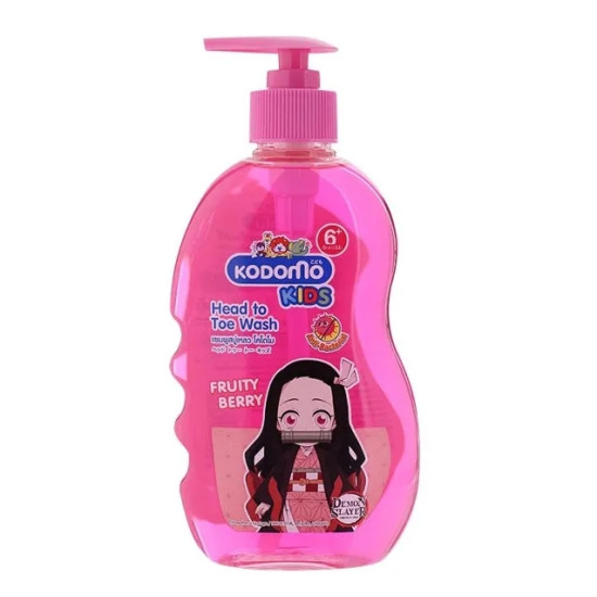КОДОМО KIDS 2in1 душ гел и шампоан за деца 6+ г Fruity Berry 400 мл