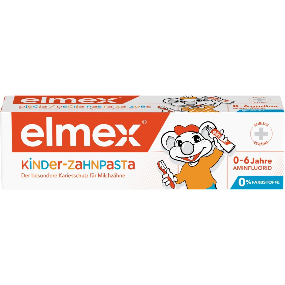 Elmex паста за зъби за деца до 6 години 50мл. - Elmex паста за зъби за деца до 6 години 50мл. -