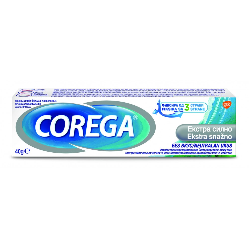 Corega fixing cream neutral 40 ml / Корега фиксиращ крем Неутрал 40 мл - За зъбни протези