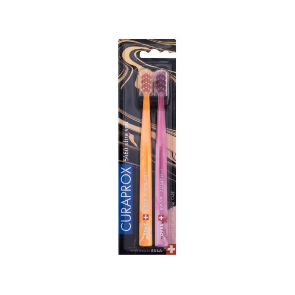 КУРАПРОС четка за зъби 5460 Marble Edition Ultra Soft х 2 бр - Орална хигиена КУРАПРОС четка за зъби 5460 Marble Edition Ultra Soft х 2 бр - Орална хигиена