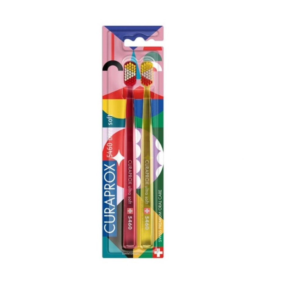 КУРАПРОКС KIDS детска четка за зъби Ultra Soft Graffiti Edition х 2 бр - Орална хигиена