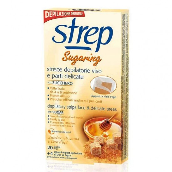 СТРЕП ДЕПИЛИРАЩИ ЛЕНТИ ЗА ТЯЛ0 SUGARING х 20 бр