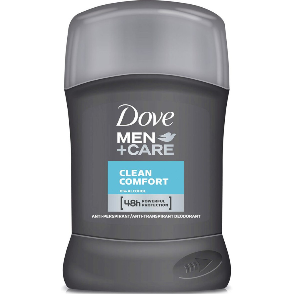 ДАВ MEN+CARE CLEAN COMFORT део стик против изпотяване 50 мл - Грижа за тялото