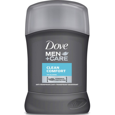 ДАВ MEN+CARE CLEAN COMFORT део стик против изпотяване за мъже 50 мл