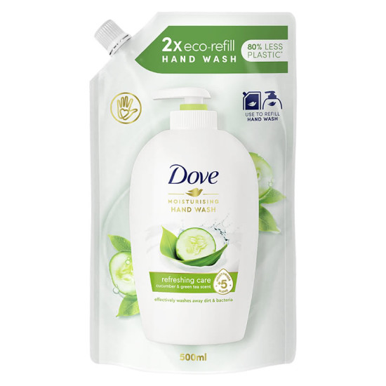 ДАВ HAND WASH REFRESHING CARE течен сапун за ръце 500 мл /пълнител/