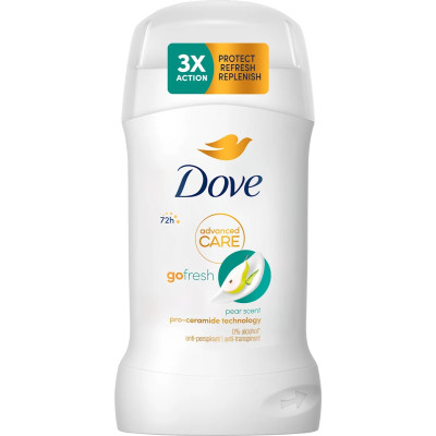 ДАВ ADVANCED CARE GO FRESH PEAR SCENT 72H део стик против изпотяване за жени 50 мл