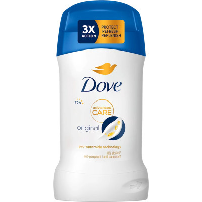 ДАВ ADVANCED CARE ORIGINAL 72H део стик против изпотяване за жени 50 мл