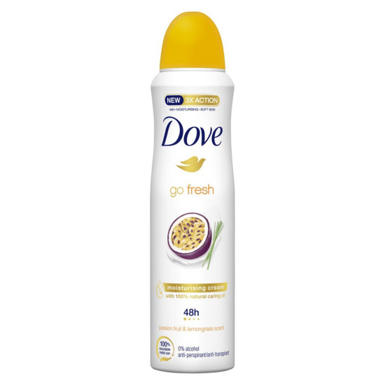 DOVE GO FRESH PASSION FRUIT 48H део спрей против изпотяване за жени 150 мл