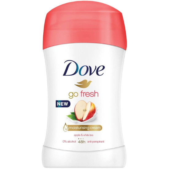 DOVE GO FRESH APPLE & WHITE TEA 48H део стик против изпотяване за жени 40 мл