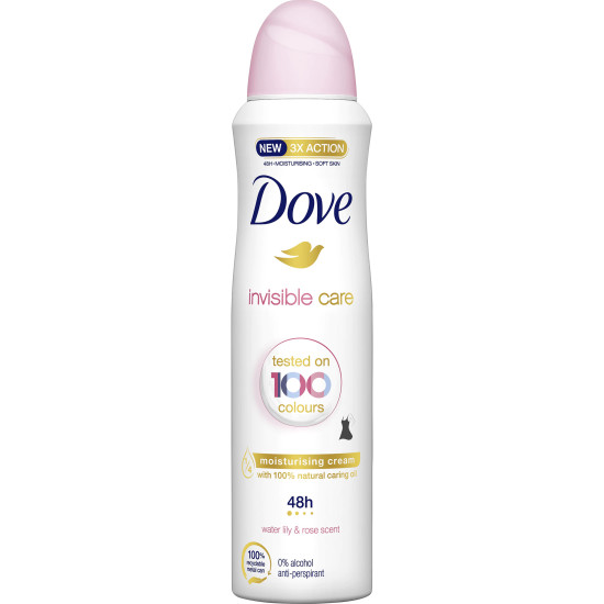 ᐉ ДАВ INVISIBLE CARE WATER LILLY & ROSE SCENT део спрей против изпотяване 150 мл