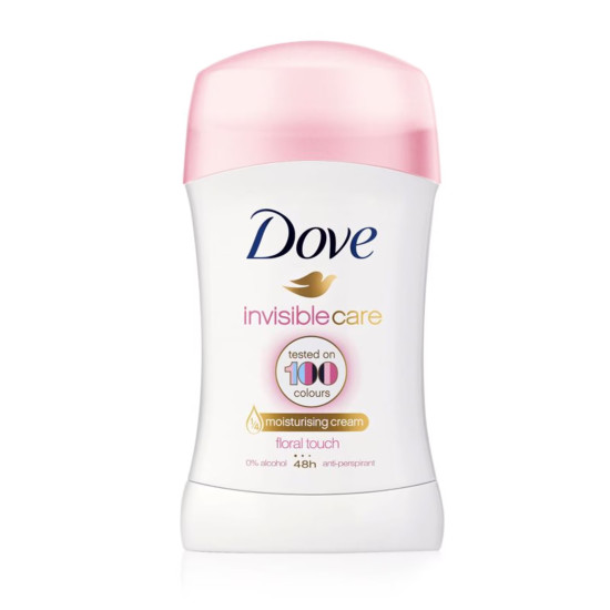ДАВ INVISIBLE CARE WATER LILLY & ROSE 48H део стик против изпотяване за жени 40 мл