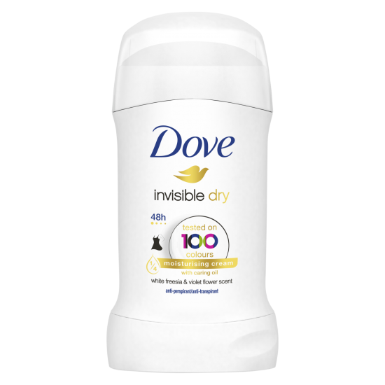 ᐉ ДАВ INVISIBLE DRY WHITE FREESIA & VIOLET FLOWER 48H део стик против изпотяване за жени 30 мл