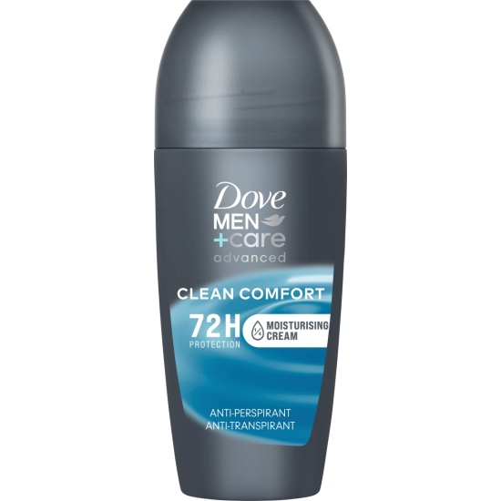 DOVE MEN+CARE ADVANCED CLEAN COMFORT 72H део рол-он против изпотяване за мъже 50 мл