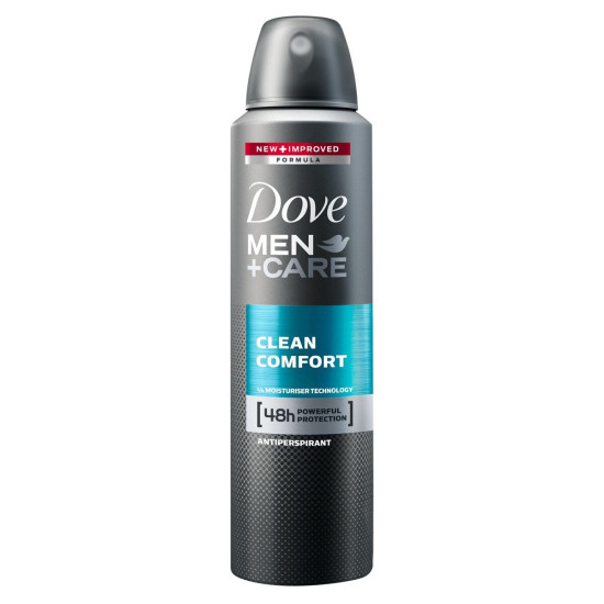 DOVE MEN+CARE CLEAN COMFORT 48H део спрей против изпотяване за мъже 150 мл