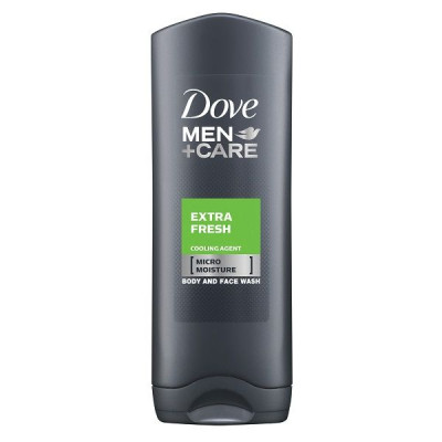 ДАВ MEN + CARE EXTRA FRESH REFRESHING душ-гел за лице и тяло за мъже 250 мл